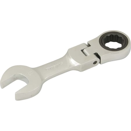 DYNAMIC Tools 18mm Stubby Flex Head Ratcheting Wrench D076318